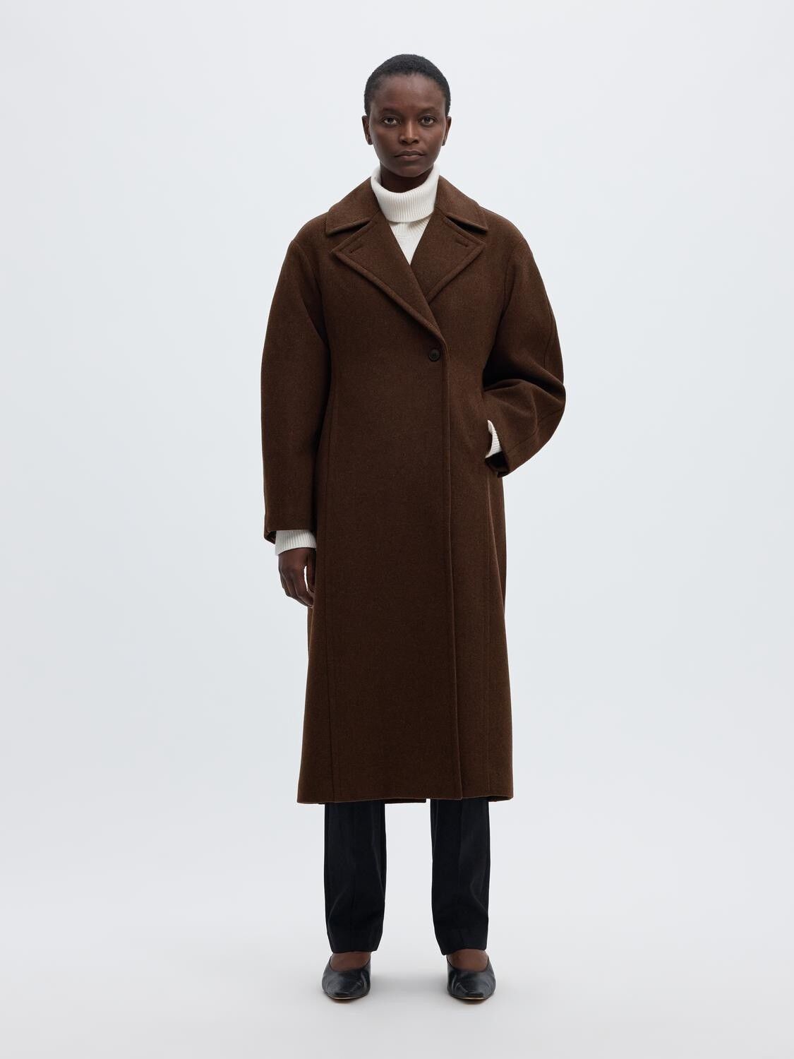 Slwvalerie Wool Blend Coat