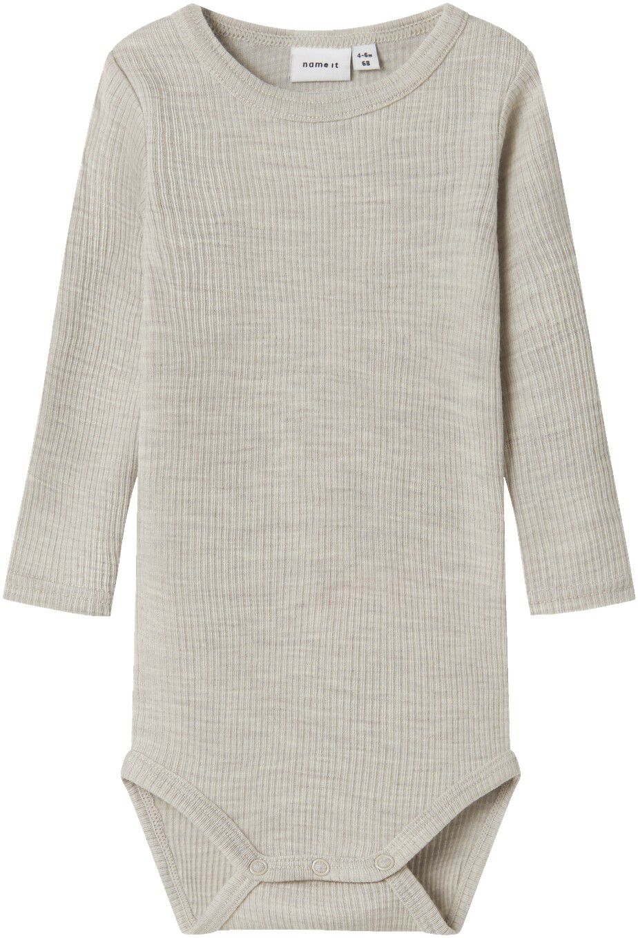 NBNWAX WOOL RIB LS BODY NOOS