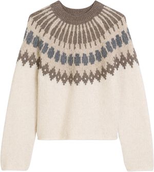 Pullover, longsleeve, round-neck, f