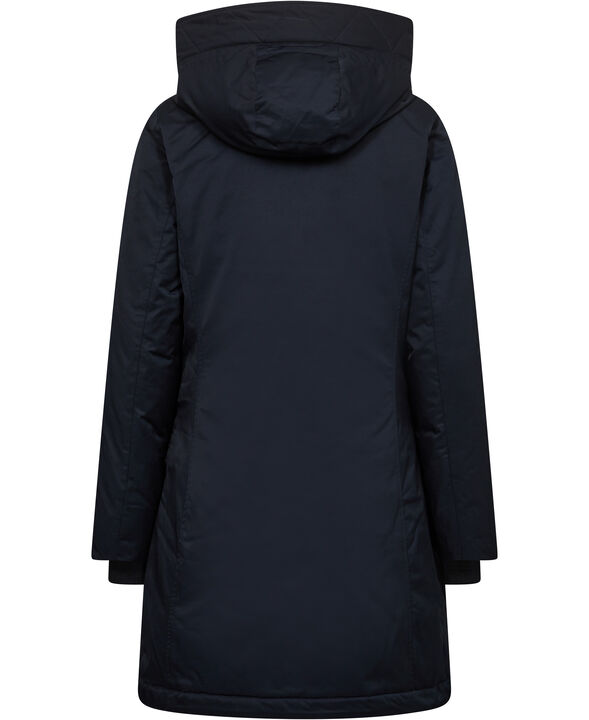 NYLON MIX PADDED HOODED PARKA