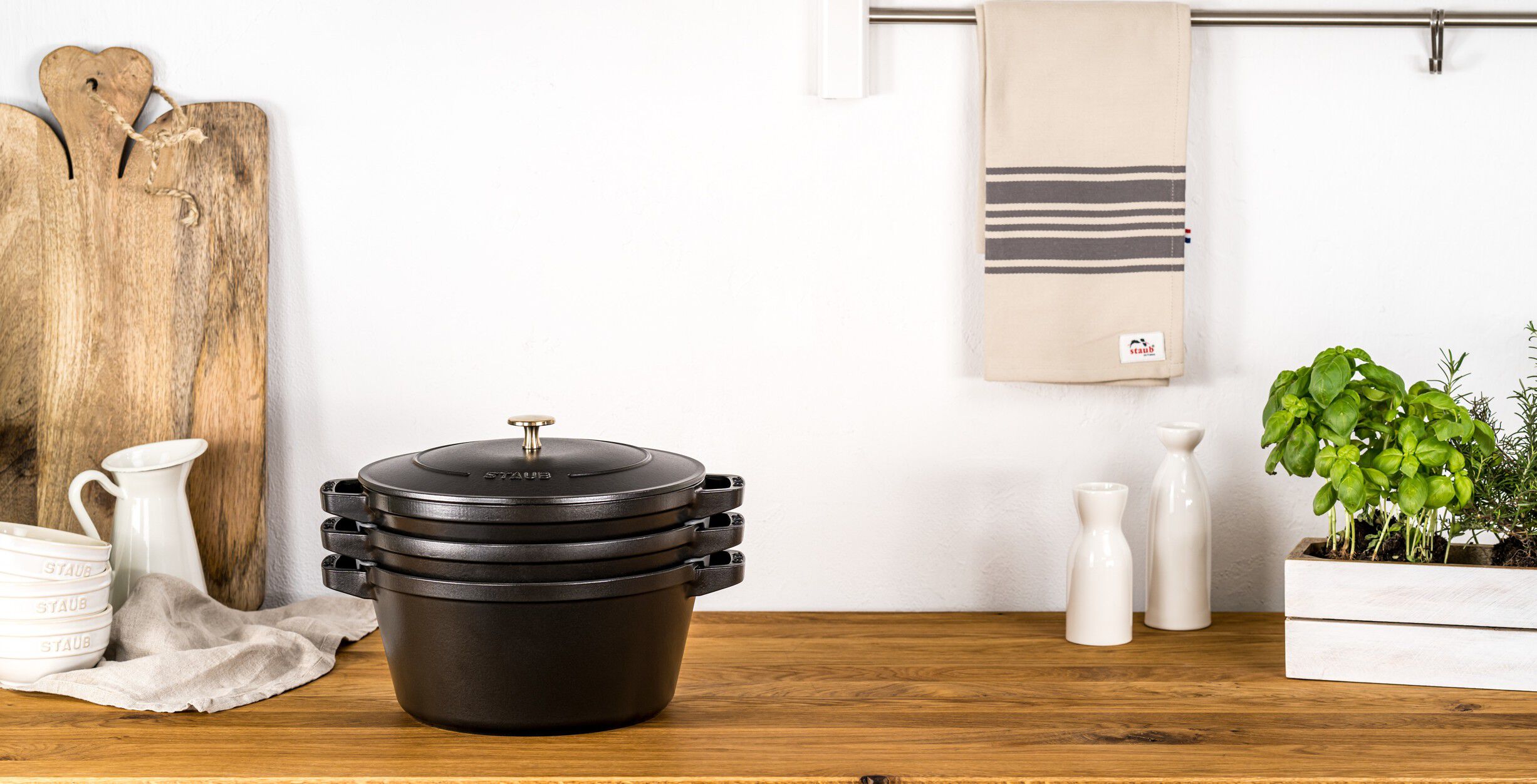 La Cocotte Grydes&aelig;t 3-dele, St&oslash;bejern