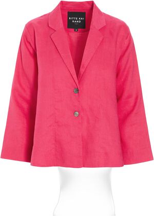 Airy linen a-formet jakke