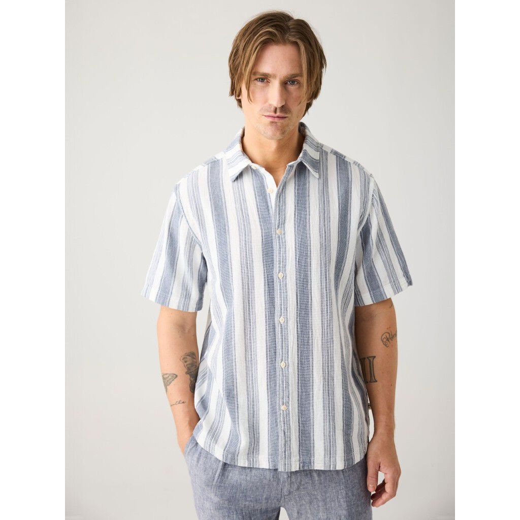 Relaxed Stripe short sleeve shirt