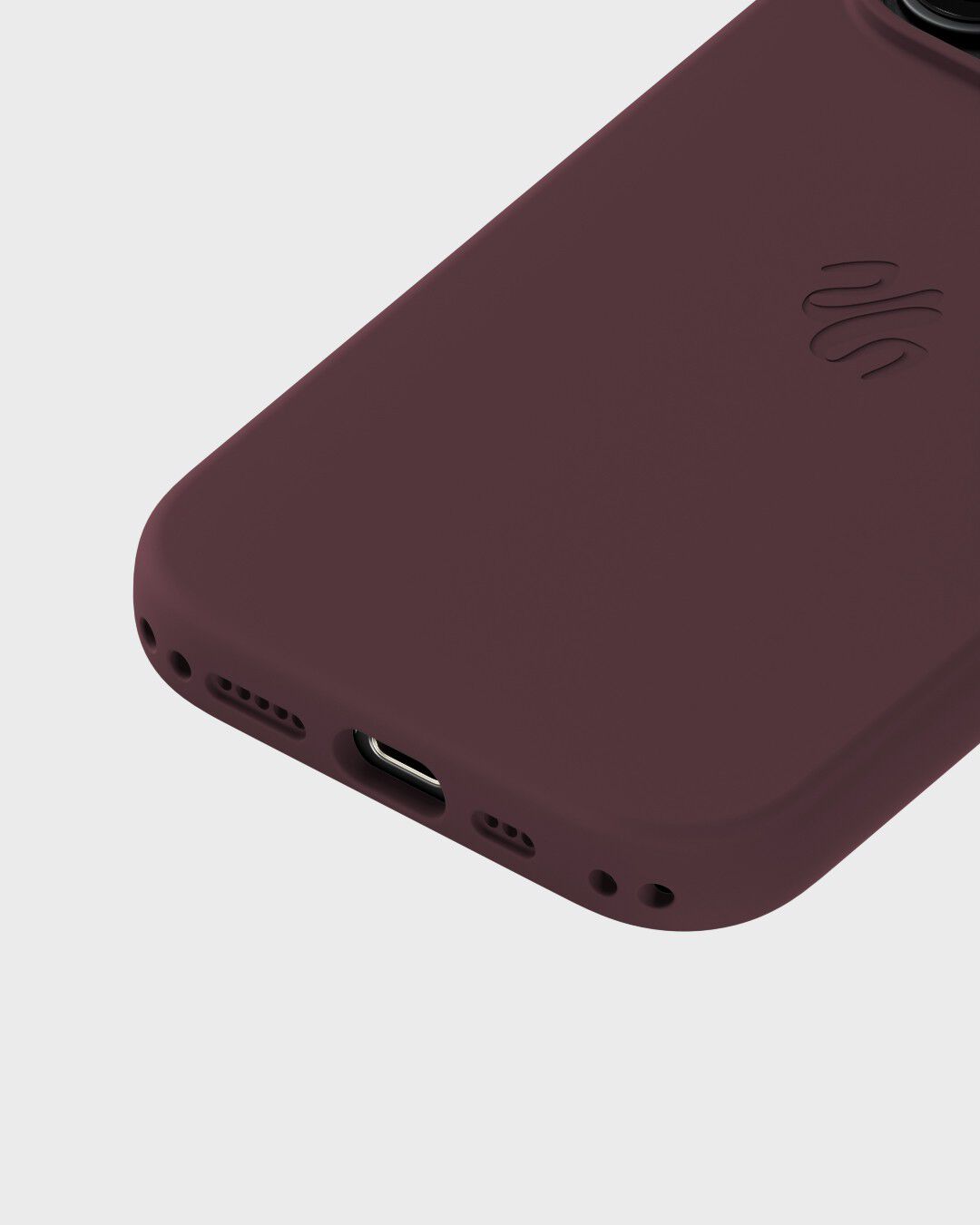 Silicone Case Magsafe Cpt. IPH 16 Pro Bordeaux