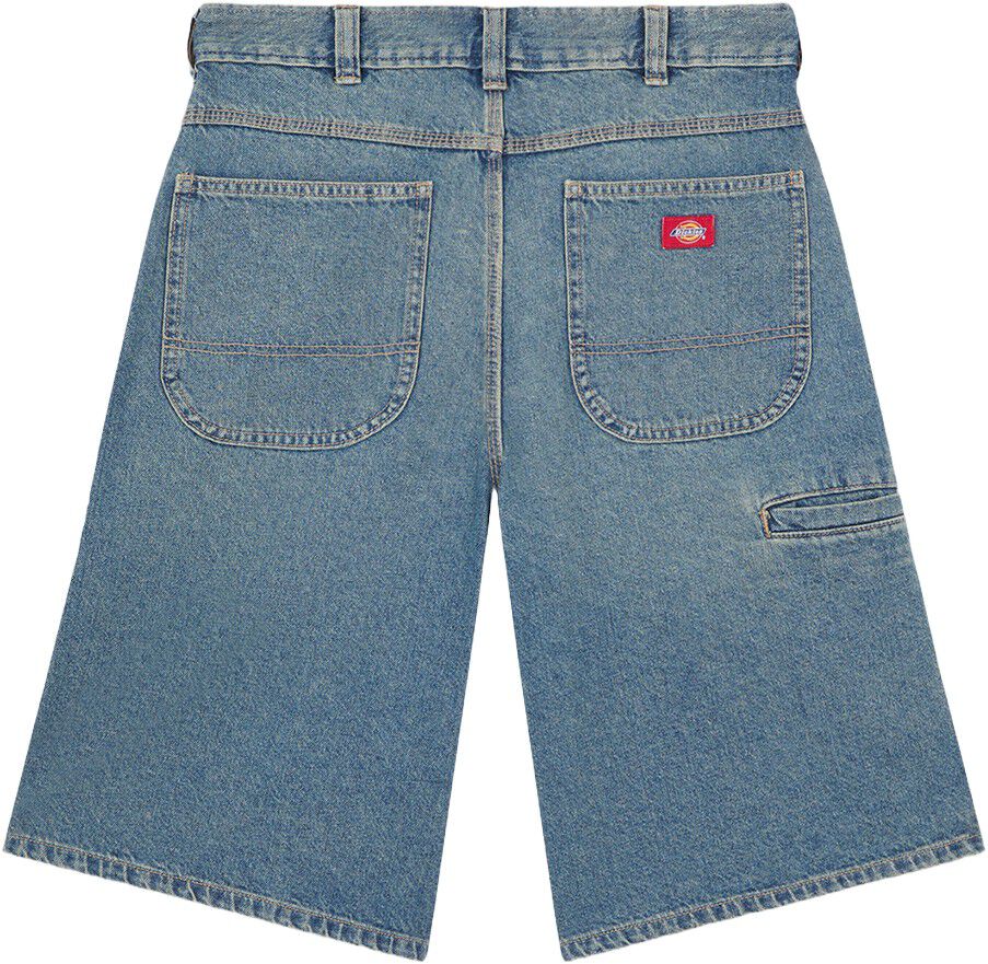 958 13 INCH LOOSE SHORT JEANS KHAKI