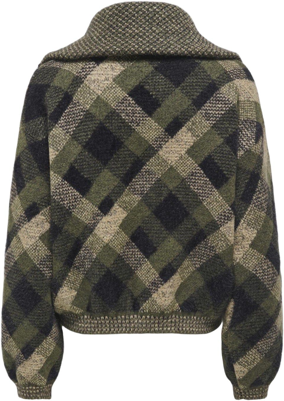 ONLMAROON LS ZIP COLLAR CARDIGAN KN