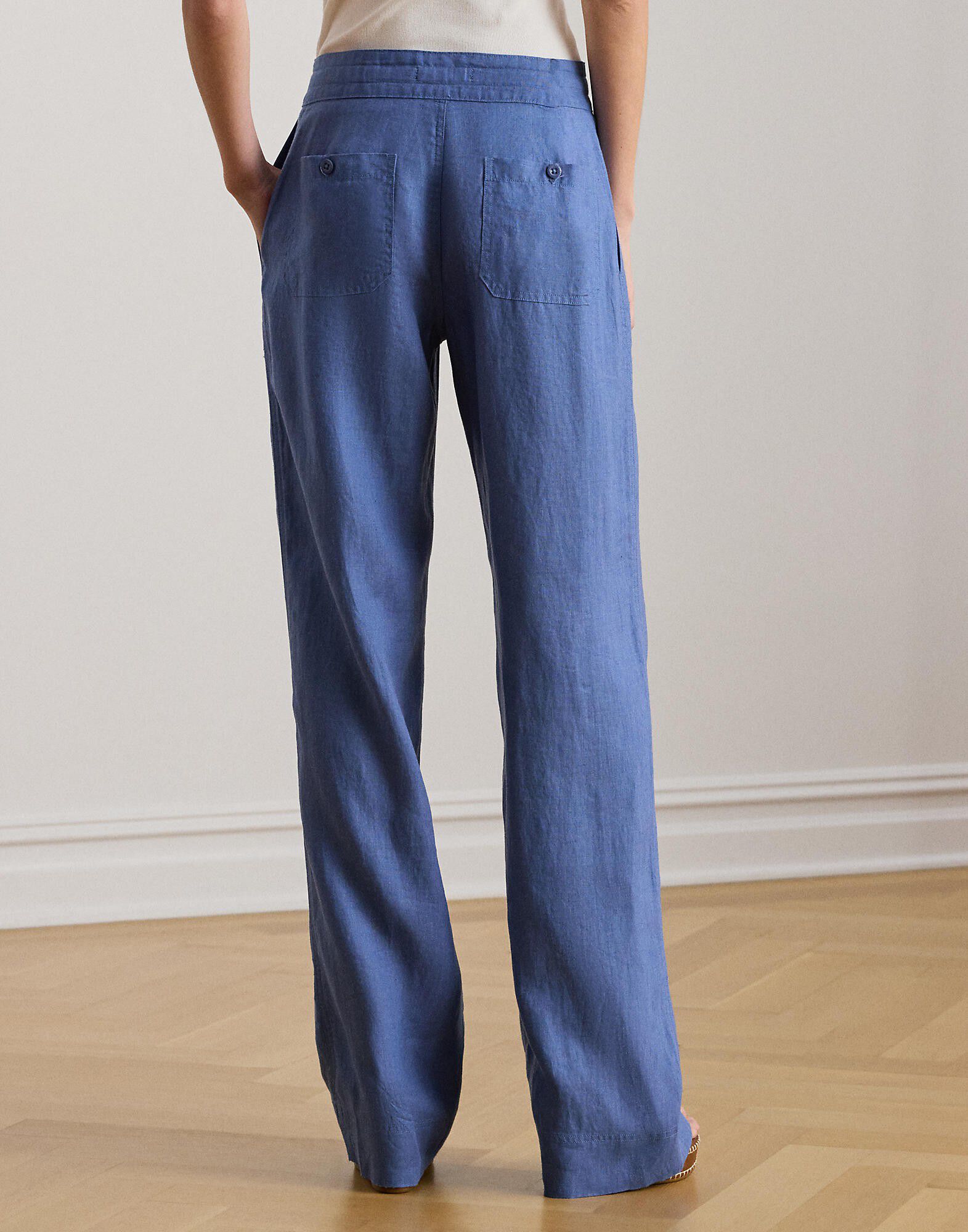 Linen Wide-Leg Pant