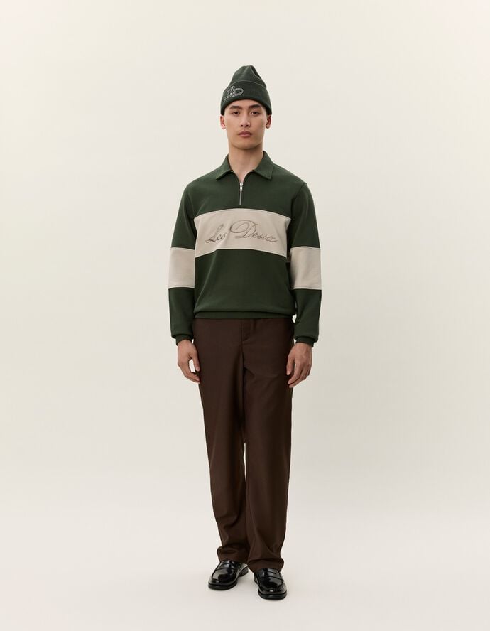 Cory Zipper Rugby Sweatshirt