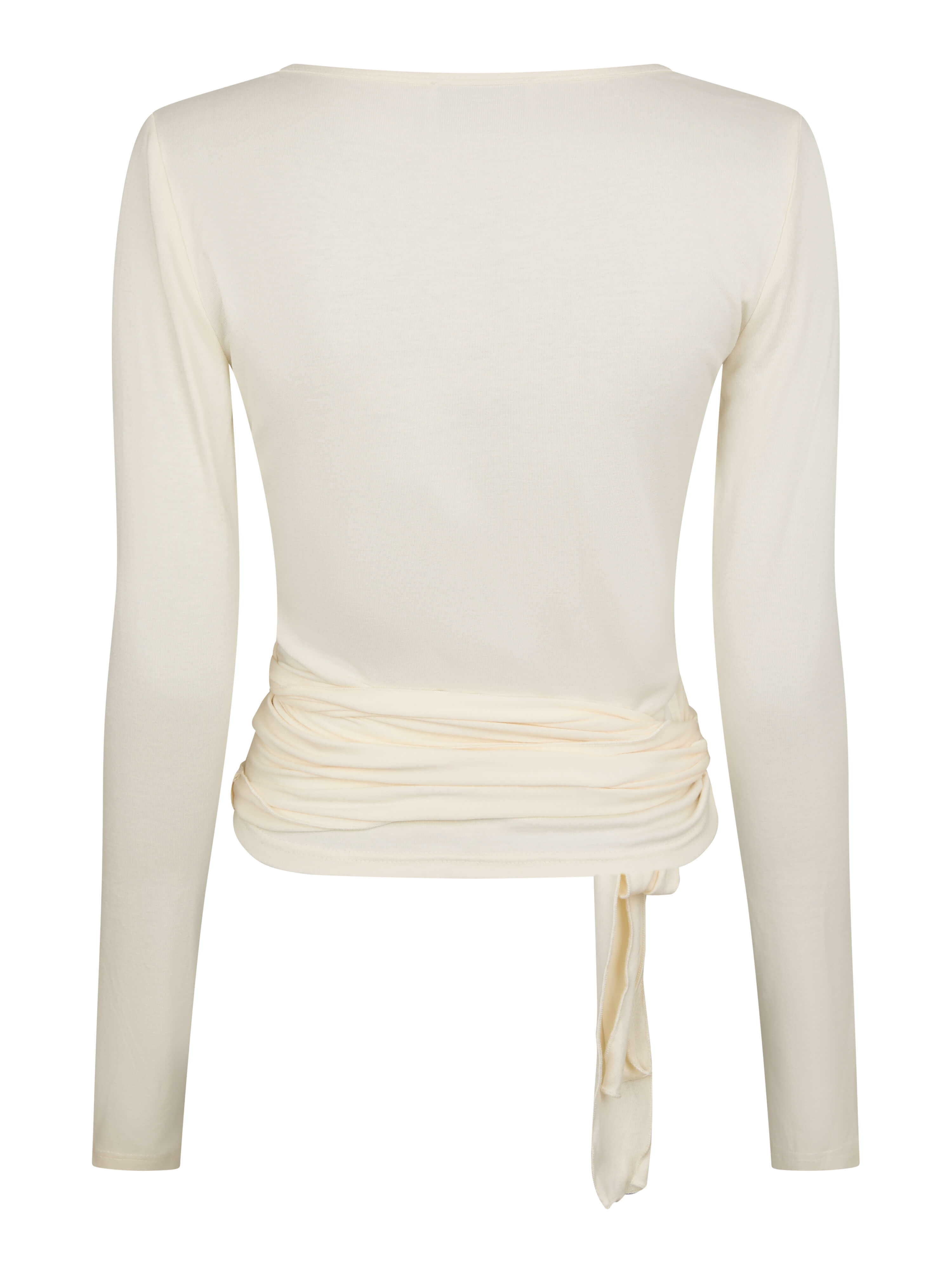 Nia Jersey Wrap Blouse