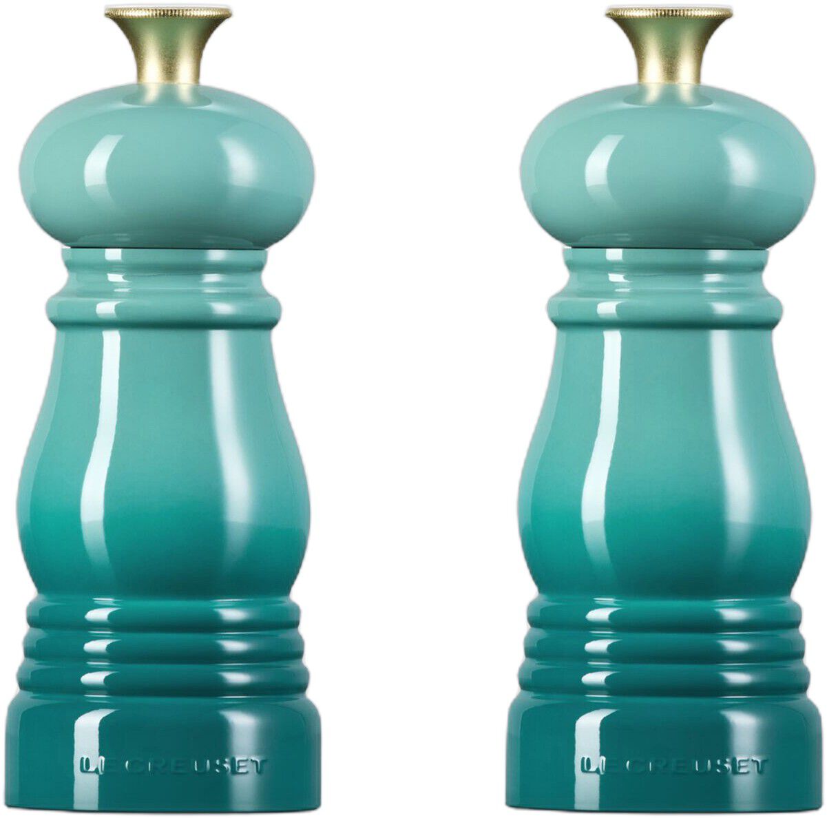 Le Creuset Signature salt- og peberkv&aelig;rns&aelig;t 11cm Bleu Riviera