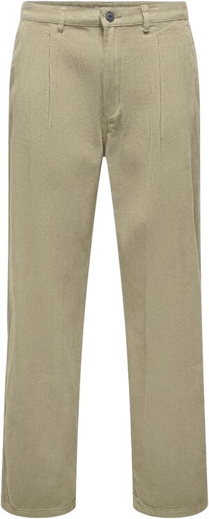 ONSTOBY LOOSE TAP CORD BRAY PANTS W