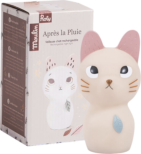 Moulin Roty - Vågelampe - Kat USB opladelig