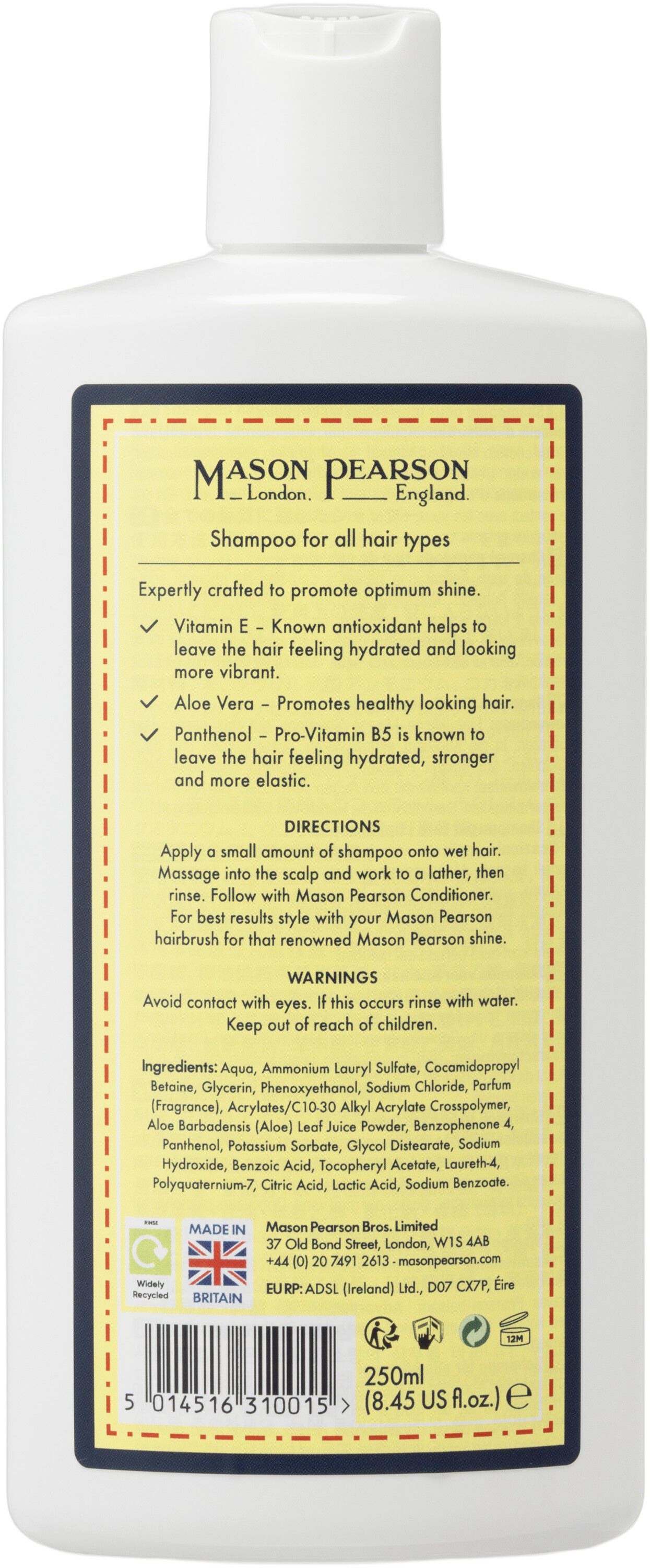 Shampoo 250 ml.