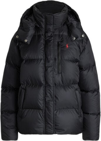 Water-Repellent Quilted Down Jacket