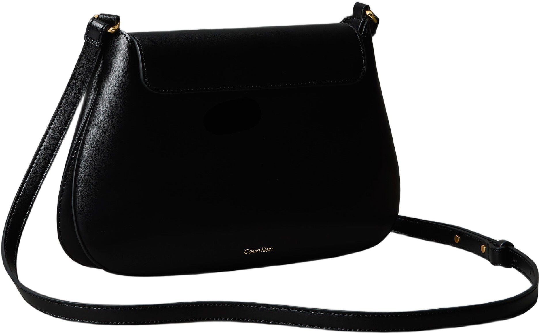 Engraved Medium Flap Crossbody Bag