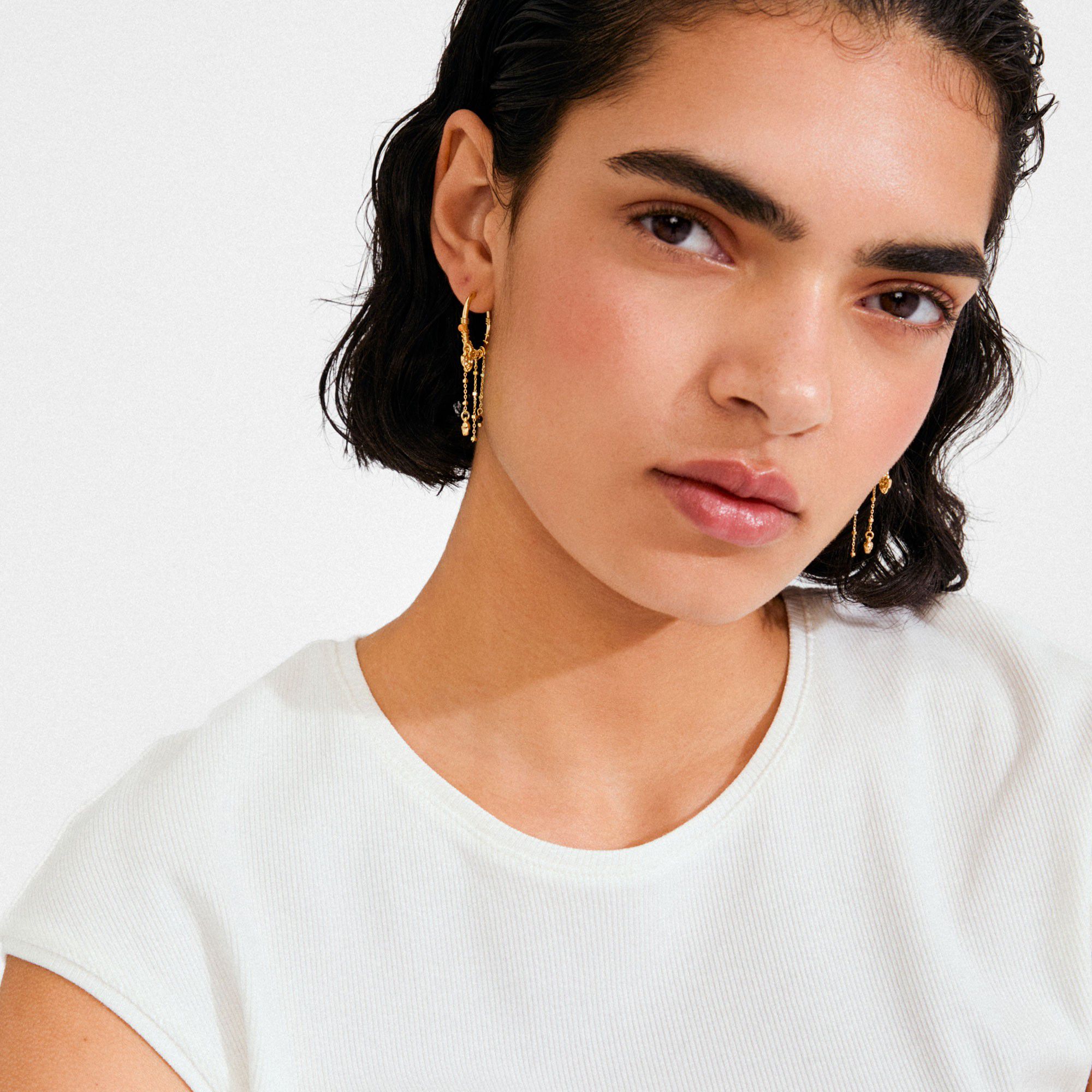 MYLAN &oslash;reringe guldbelagt