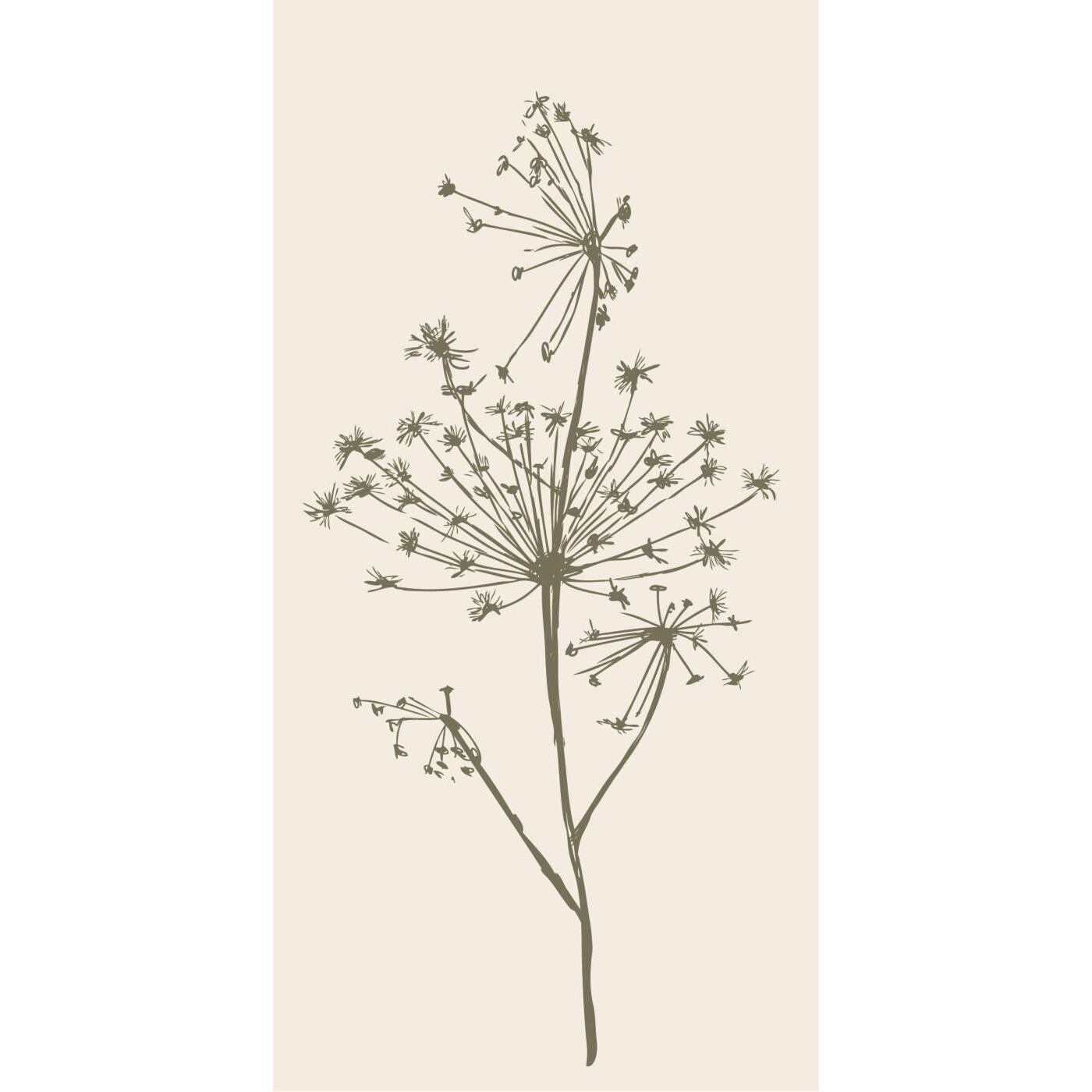 Serviet gr&oslash;n sk&aelig;rmblomst