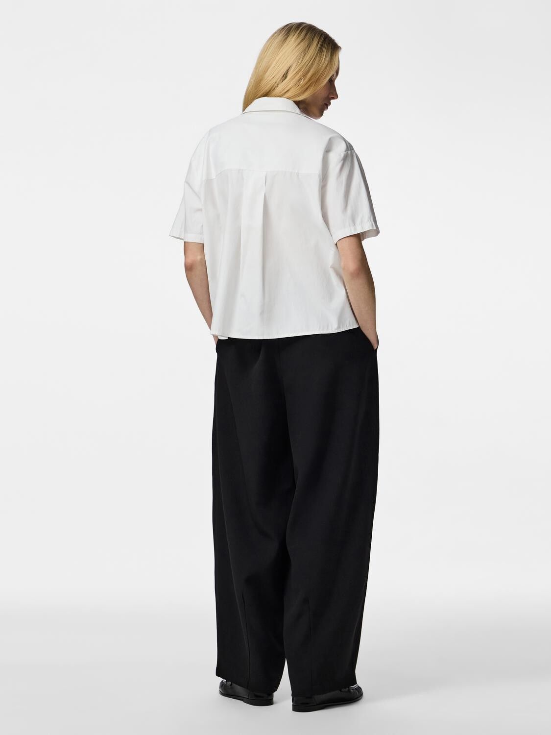 Pcmelia Ss Shirt Wvn Noos Bc