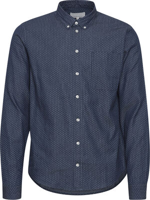 CFANTON LS BD indigoo AOP shirt