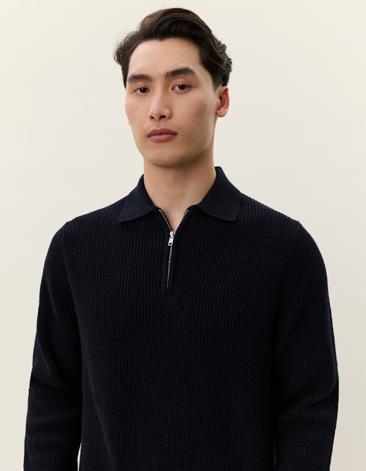 Elinor Zipper Polo Knit