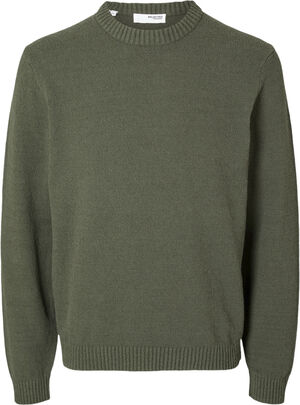 SLHLOOP LS KNIT CREW NECK