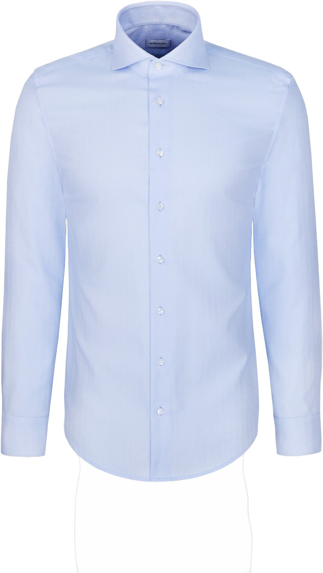 Business shirt Regular 1/1 Shark Collar Herringbone
