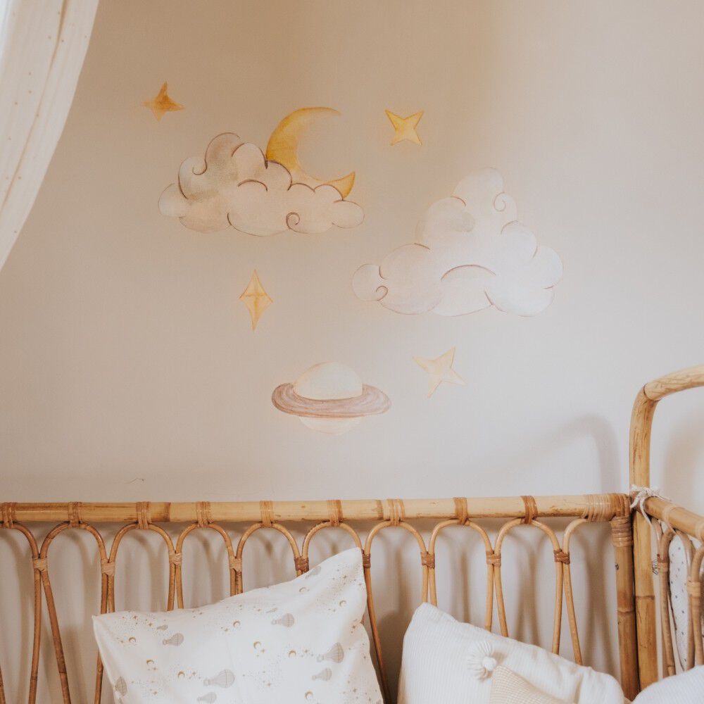 Wallsticker Saturn himmel