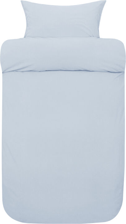 Frøya økologisk sengesæt lyseblå