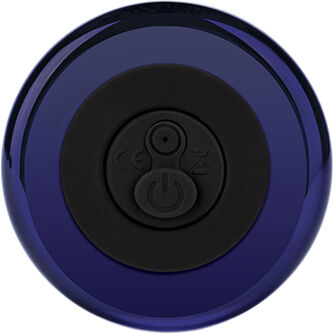 GLAS - RECHARGEABLE REMOTE CONTROLLED VIBRATING BEADED BUTTP