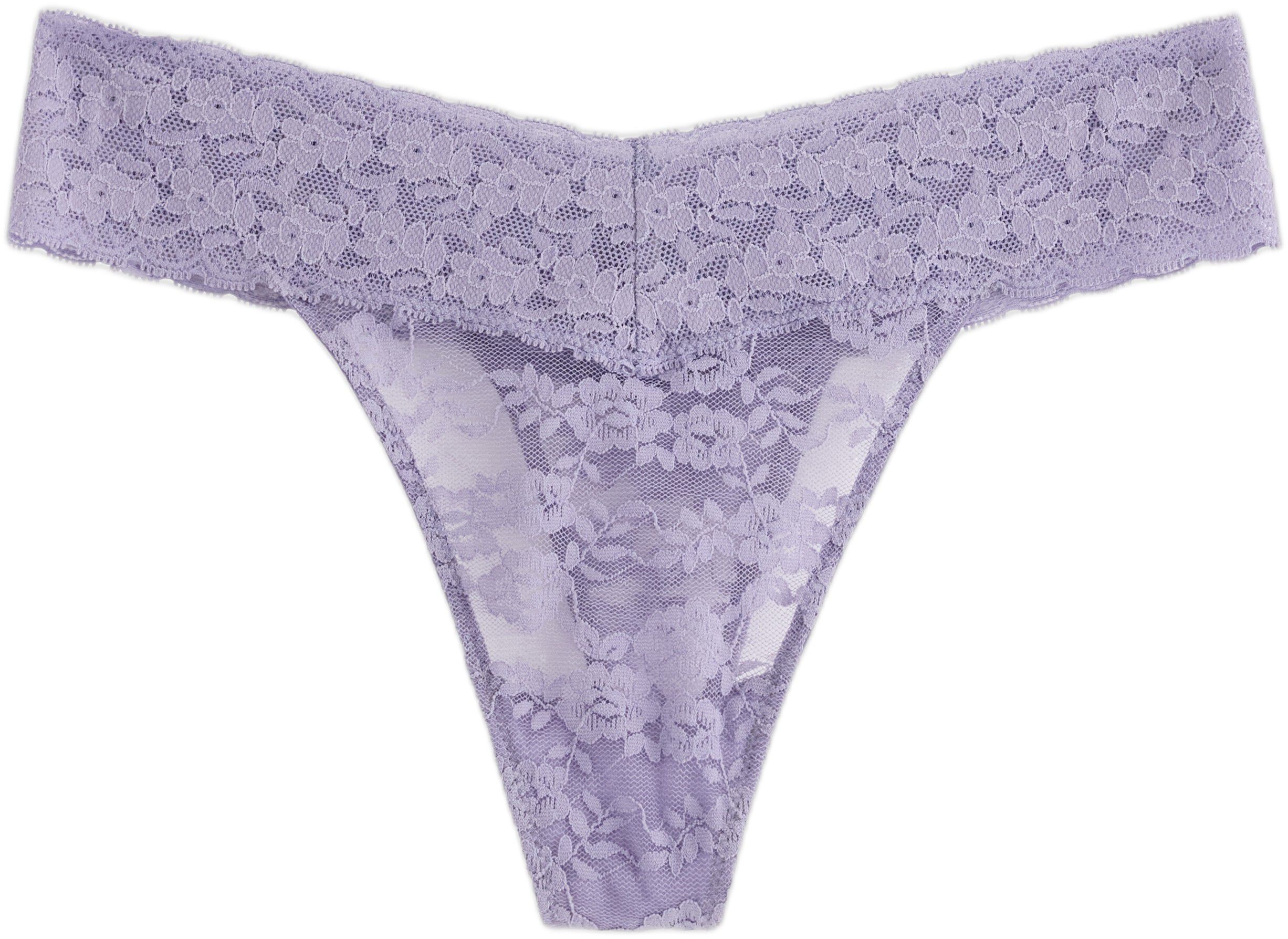 Stringtruse i myk blonde med lav mi