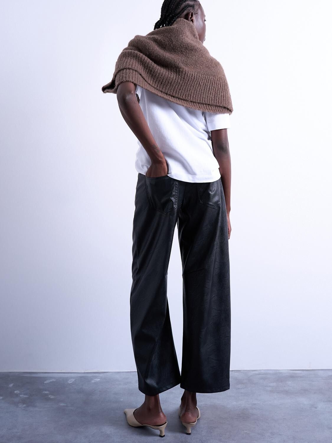 Tscicely Fake Leather Trousers Wvn