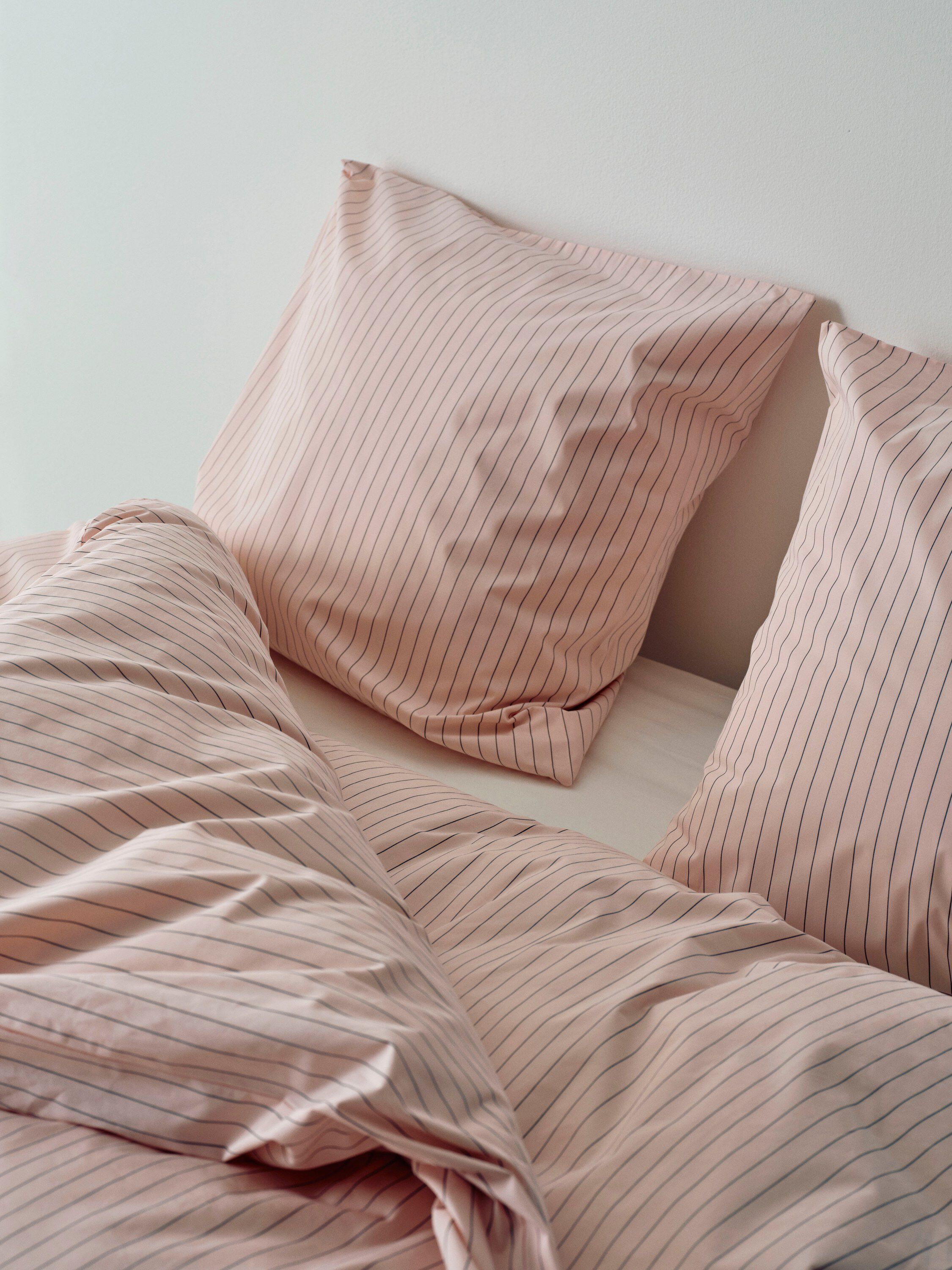 Fineline Duvet Cover-140 x 200-Soft pink