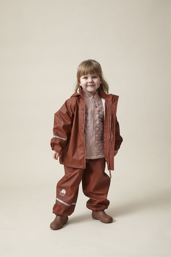 Basic rainwear set -solid PU