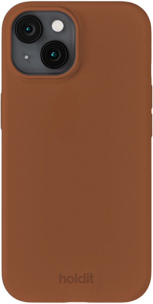 Silicone Case iPhone 14/13 Almond Brown