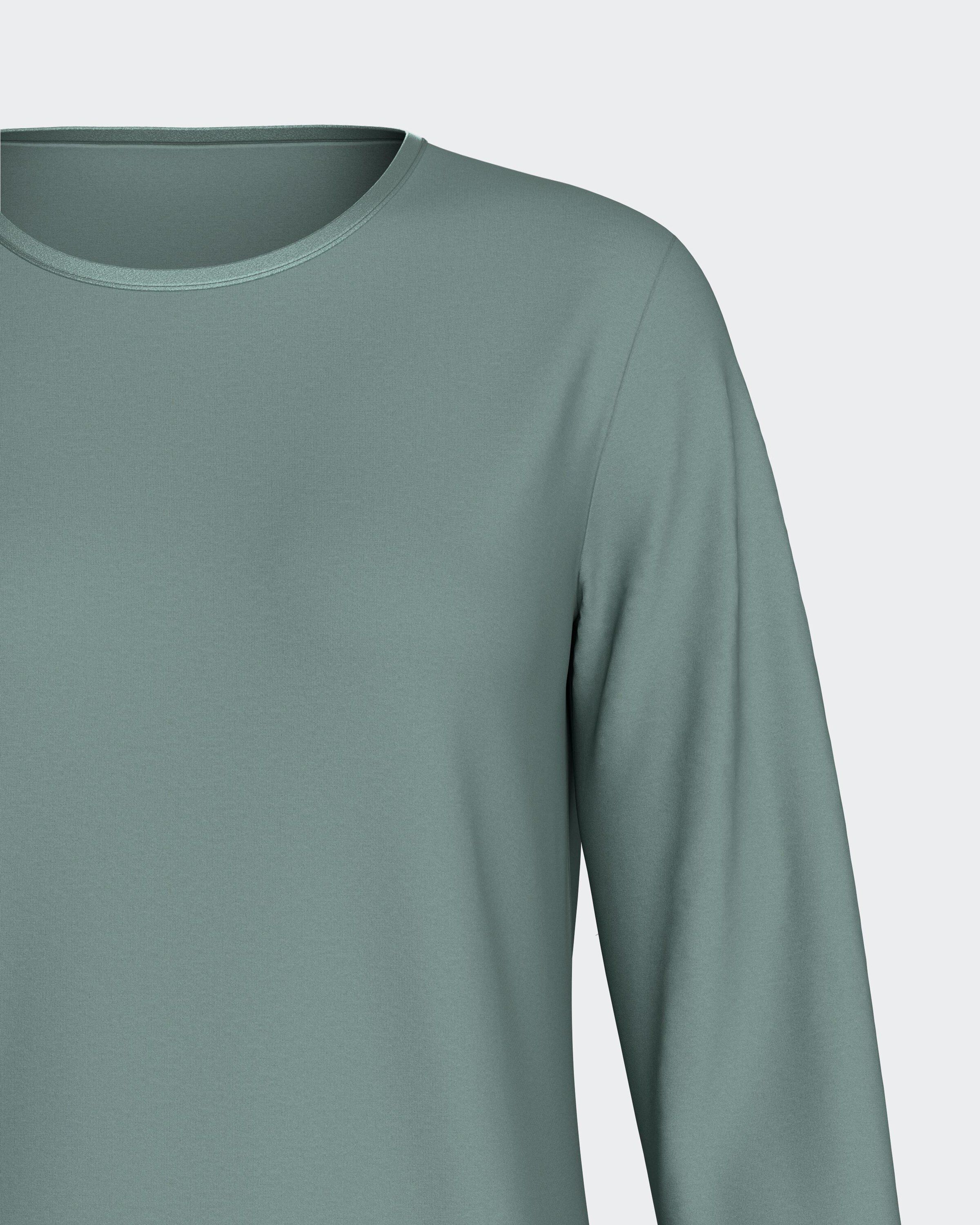 Long pyjama set with elastic waistband