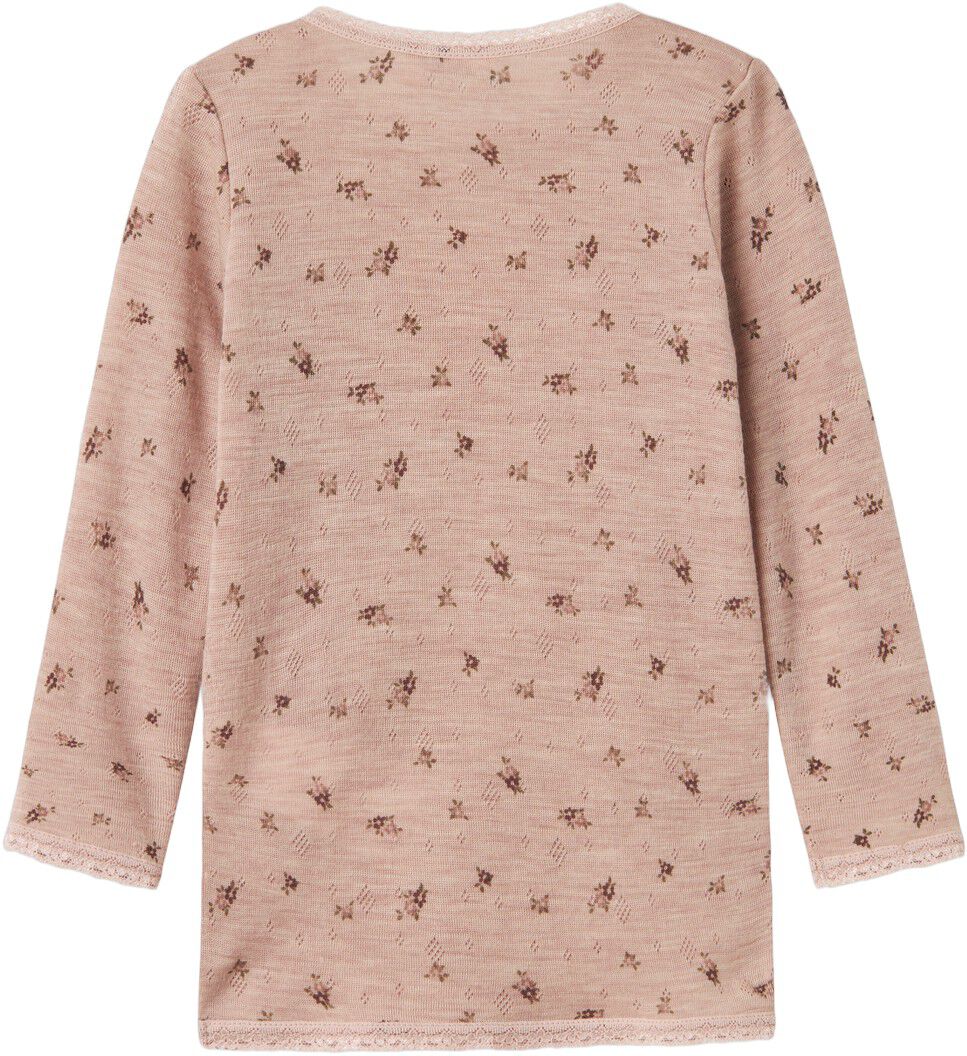 NMFWANG WOOL NEEDLE LS TOP NOOS