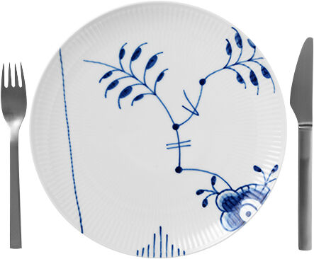 Bl&aring; Mega Riflet 23 cm. coupe tallerken