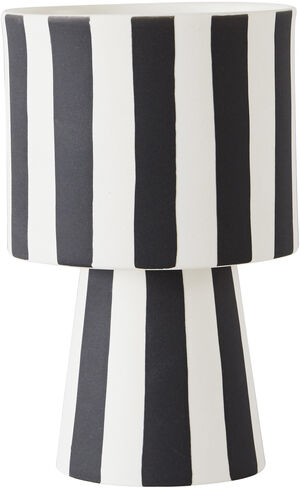 Toppu Pot - Small black/white