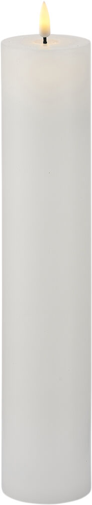 Sille Genopladelig, &Oslash;7,5xH25cm, Hvid