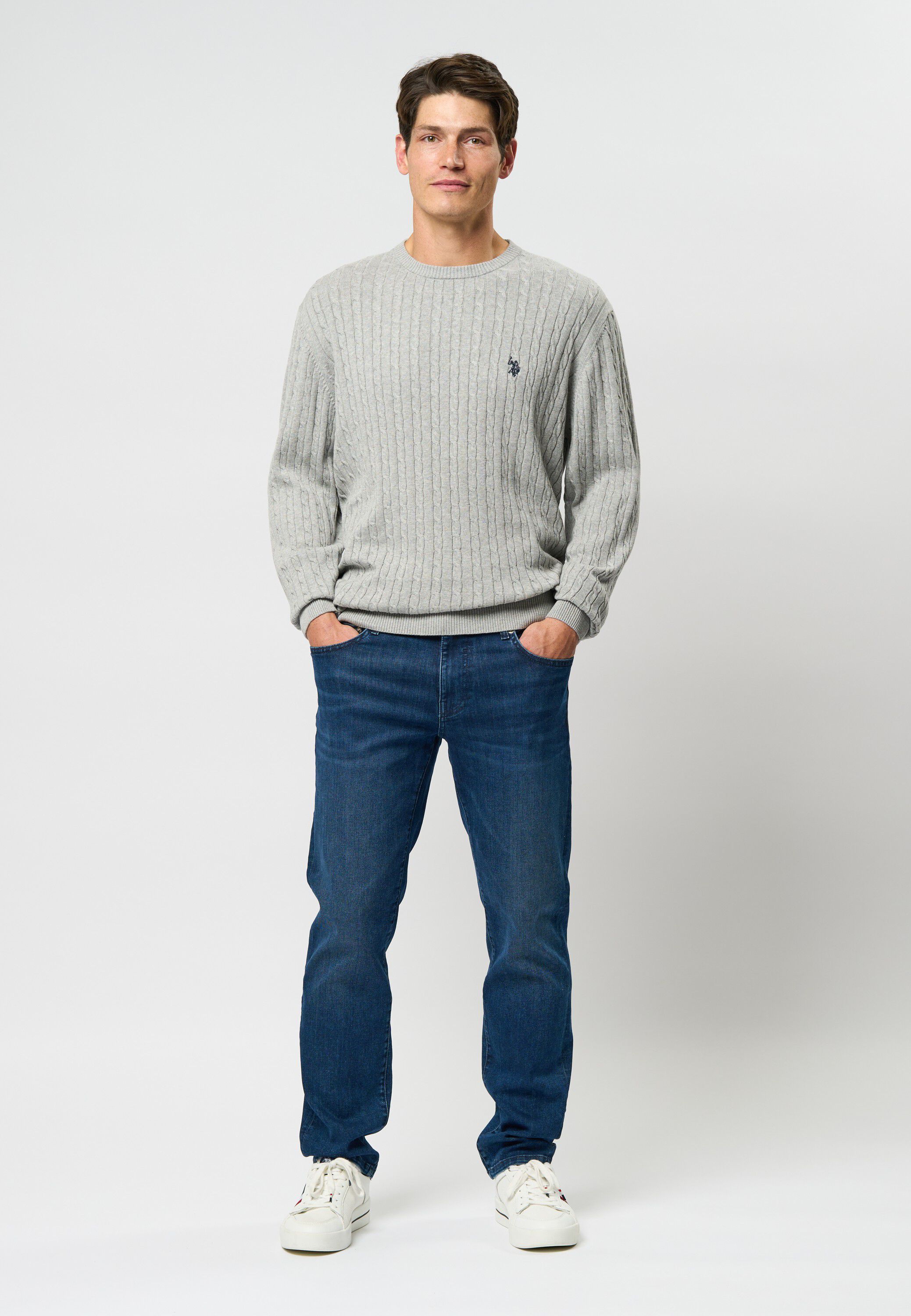 MADS REG COT USPA M KNIT