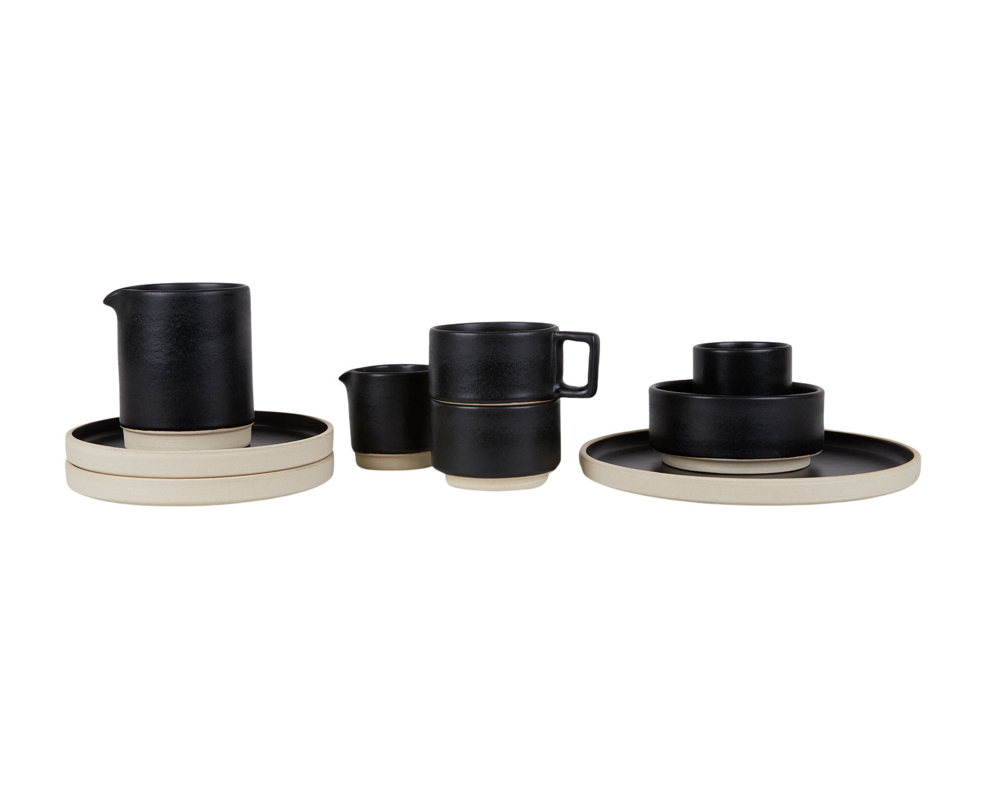Otto Ceramic Cup Set of Two | Black
