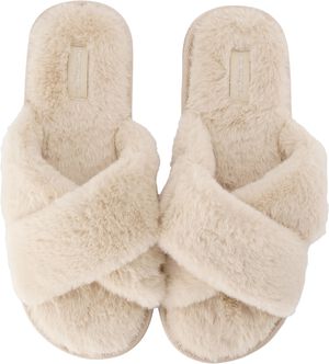 Lia Fake Fur Slippers