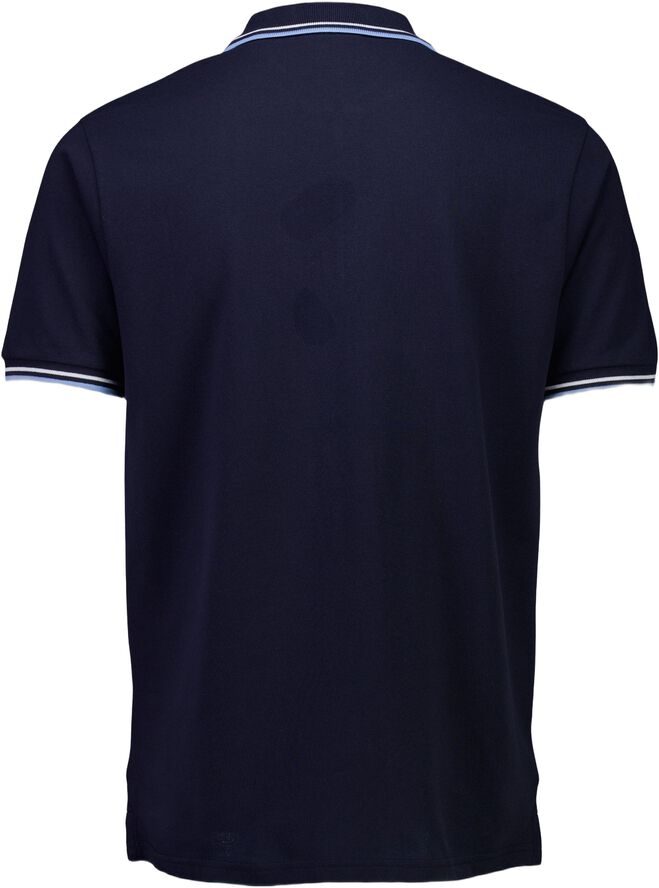 Polo shirt with zip recycled