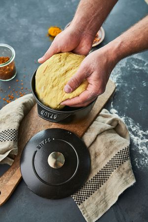La Cocotte Ris Cocotte 16 cm / 1,75 l, Rund, Sort, Støbejern