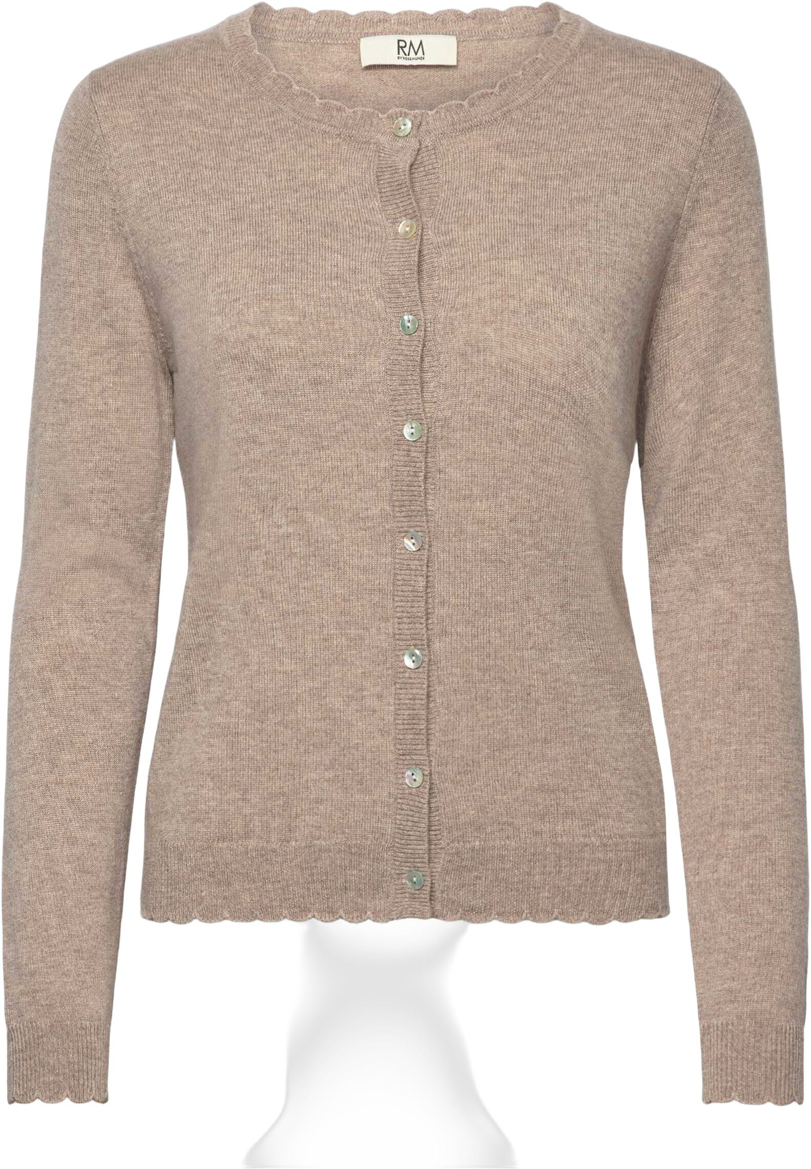 RMWSofia Wool LS Scallop Edge Short Cardigan