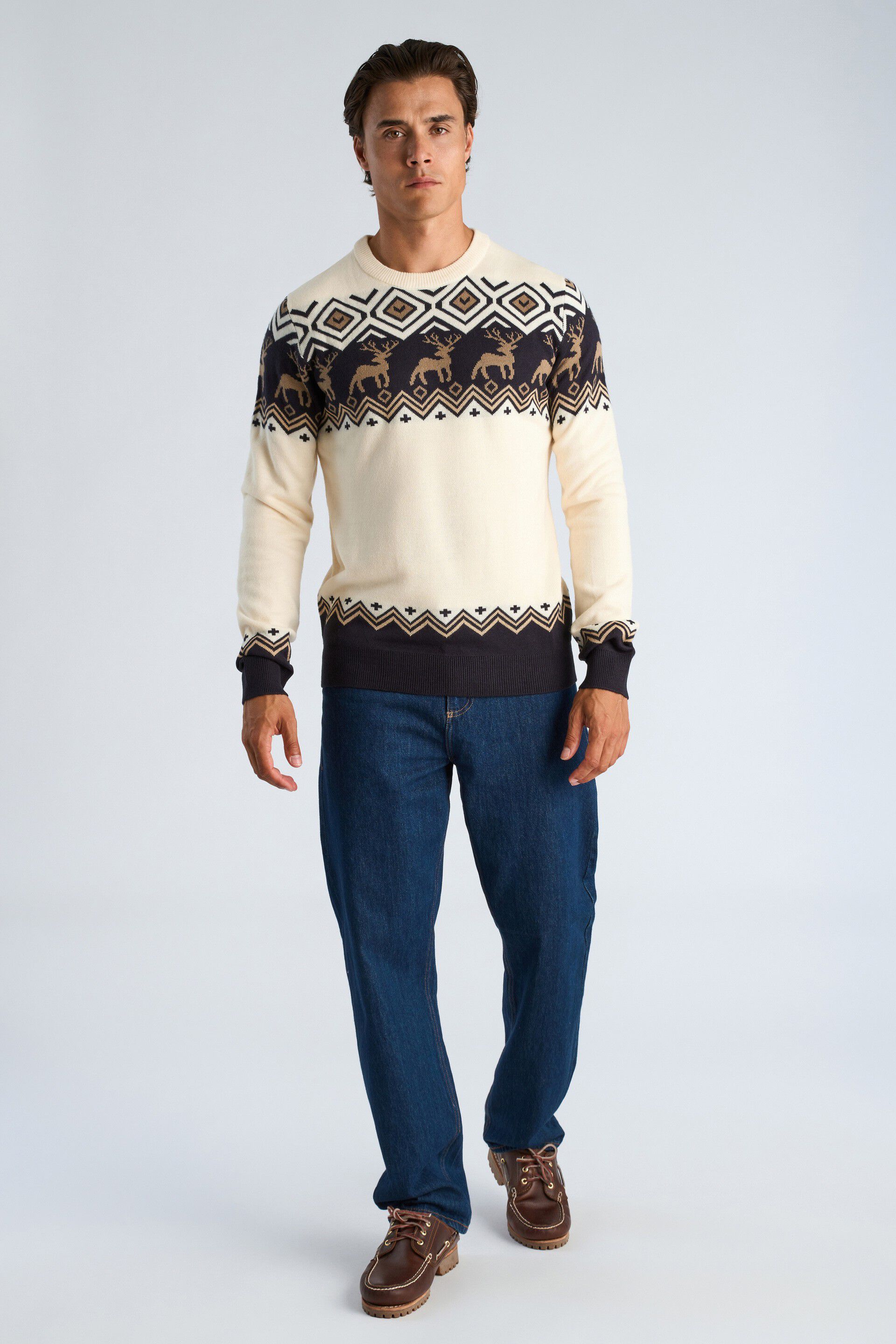 Christmas jacquard sweater