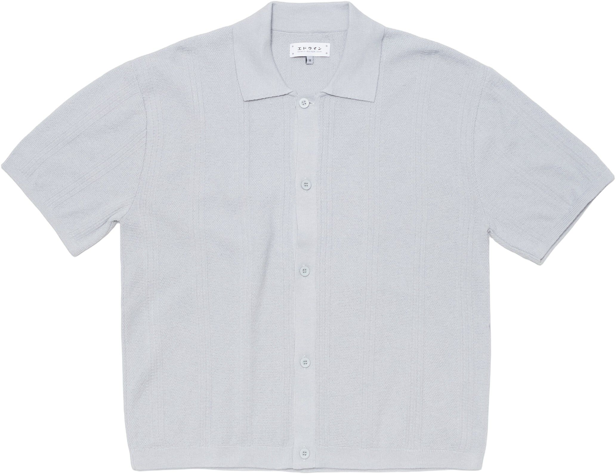 Luis Buttoned Polo-Grey