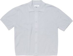 Luis Buttoned Polo-Grey