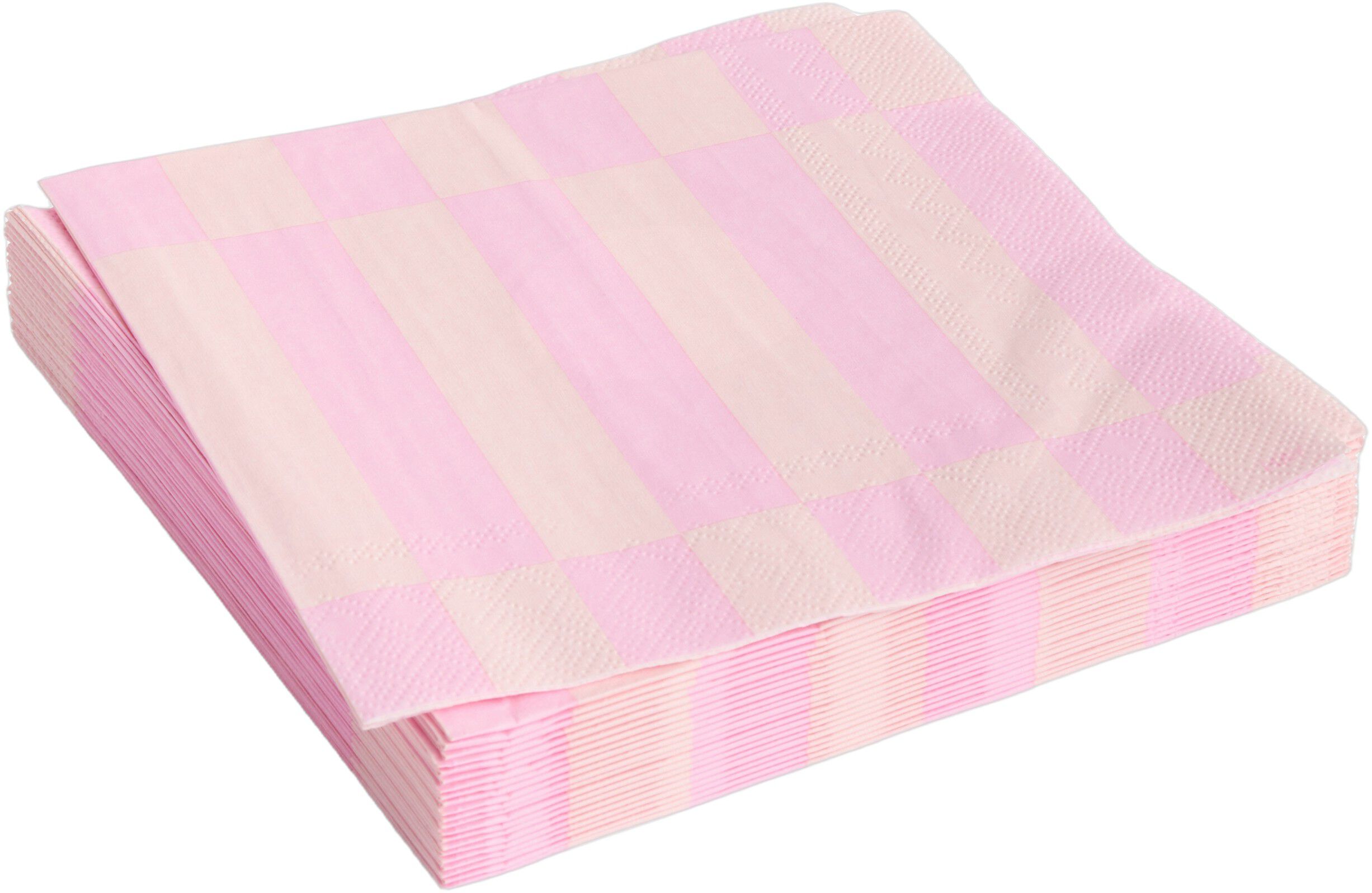 Pattern Napkins-Set of 20 Lunch-Light pink and rose