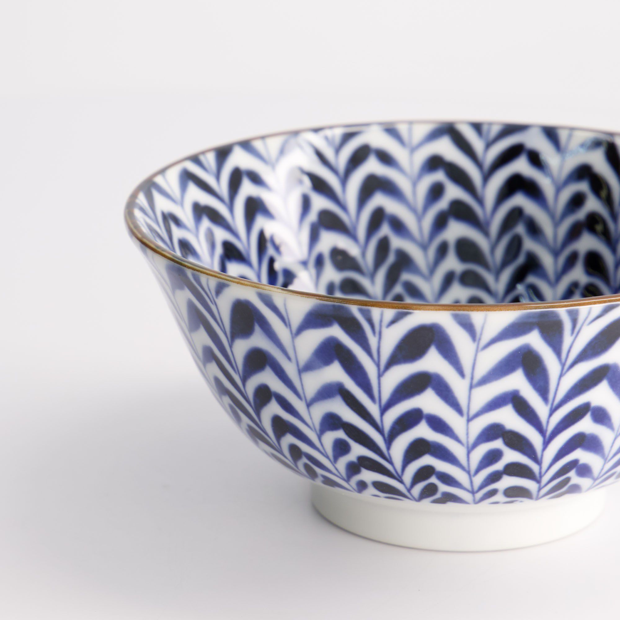 Mino Blue Mixed Bowls Tayo Bowl 15x7cm Shidare 21647 6/48